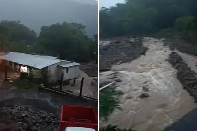 Emiten alerta por lluvias intensas en Puebla 
